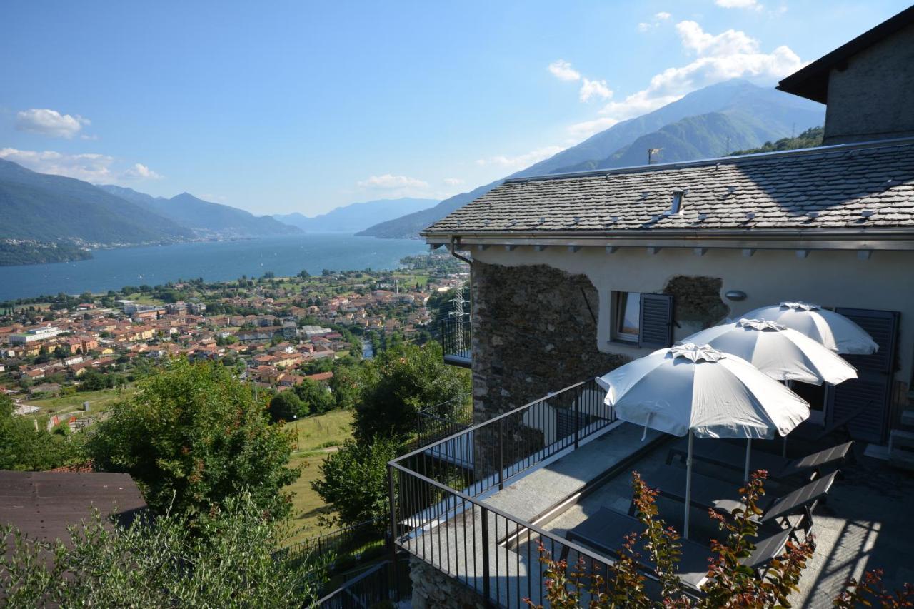 Casa Di Campagna Tony Con Piscina E Vista Lago Gravedona Exterior foto